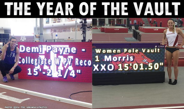 The Year of the Vault: How the Women’s Collegiate Indoor Pole Vault Record Fell Twice in One Weekend