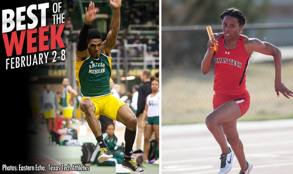 Best Marks of the College T&F Weekend: February 2-8