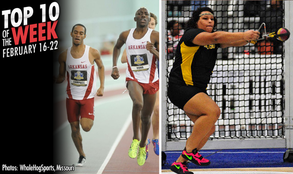 Best Marks of the College T&F Weekend: February 16-22