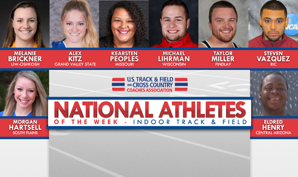Field Event Athletes Sweep Final Regular Season National Athletes of the Week
