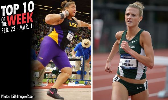 Best Marks of the College T&F Weekend: February 23-March 1