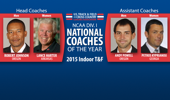 Johnson, Harter, Powell, and Kyprianou Recognized as Division I Coaches of the Year