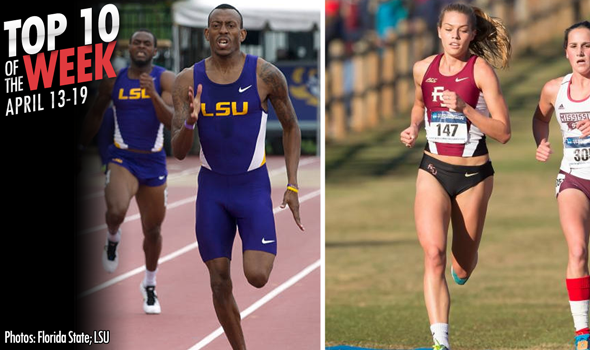 Best Marks of the College T&F Weekend: April 13-19