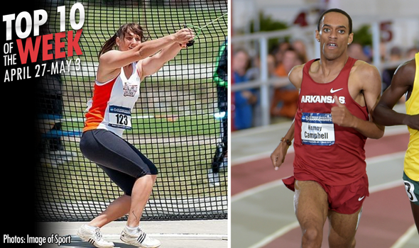 Best Marks of the College T&F Weekend: April 27-May 3