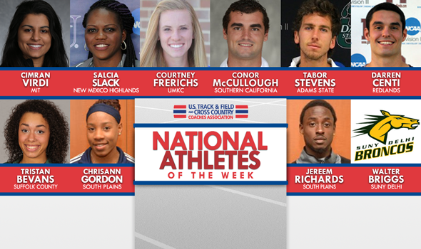 National Athletes of the Week Tear Up Lists and Record Books