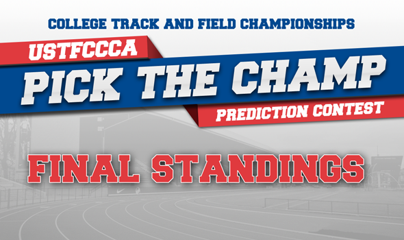 FINAL “Pick The Champ” Prediction Contest Standings