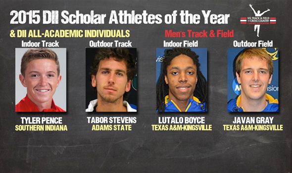 DII Men’s Track & Field Scholar Athletes of the Year & All-Academic Individuals Announced