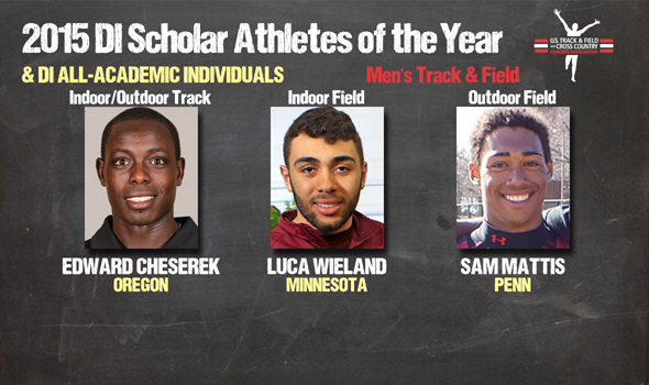 DI Men’s Track & Field Scholar Athletes of the Year & All-Academic Individuals Announced