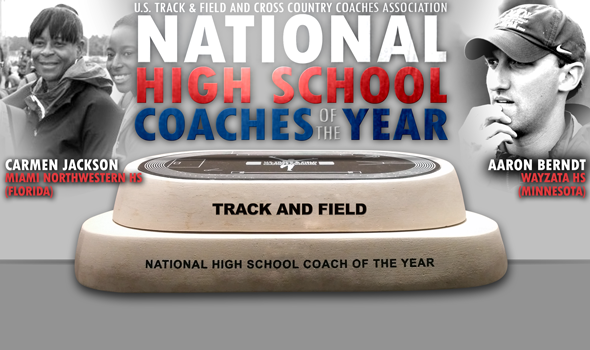 Berndt, Jackson Named USTFCCCA National High School Track & Field Coaches of the Year