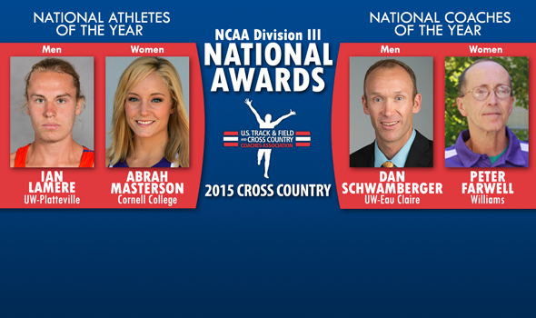 Farwell, LaMere, Masterson & Schwamberger Earn National Awards For DIII Cross Country