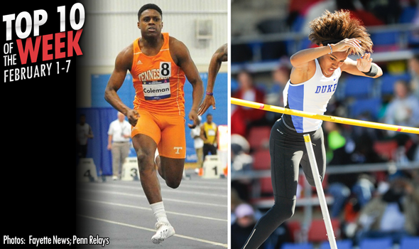 Best Marks of the College T&F Weekend: February 1-7, 2016