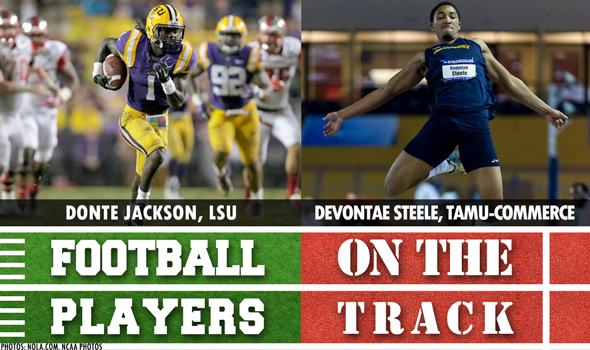 Football Players on the Track: Feb 22 Edition