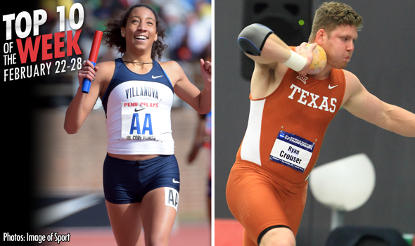 Best Marks of the College T&F Weekend: February 22-28, 2016