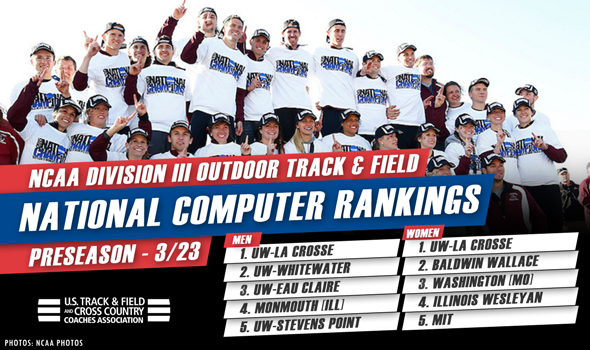UW-La Crosse Men & Women Headline First NCAA DIII Outdoor Rankings