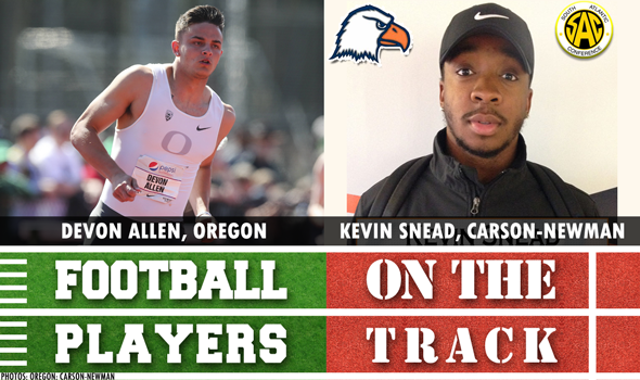 College Football Players on the Track: April 12
