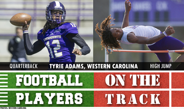 College Football Players on the Track: April 19
