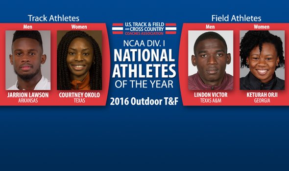 National Athletes of the Year Announced For 2016 NCAA DI Outdoor Season