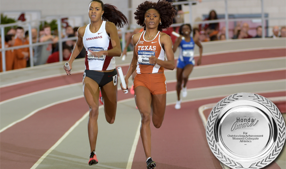 Texas’ Courtney Okolo Named Honda Award Winner For Track & Field