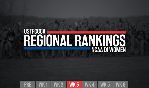 NCAA DI Women’s XC Regional Rankings Change After Busy Weekend
