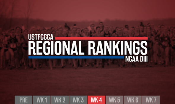 Relatively Quiet Week In NCAA DIII XC Regional Rankings