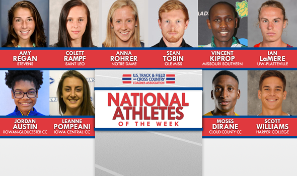 NCAA & NJCAA XC National Athletes of the Week (October 3)