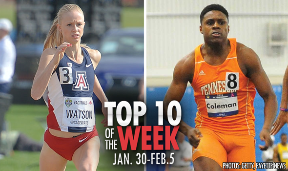 Top-10 Marks Of The Collegiate Weekend: January 30-February 5, 2017