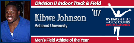 Kibwe Johnson, Men's Indoor Field Athlete of the Year