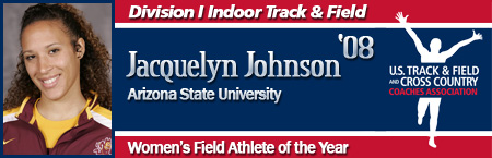 Jacquelyn Johnson, Women's Indoor Field Athlete of the Year