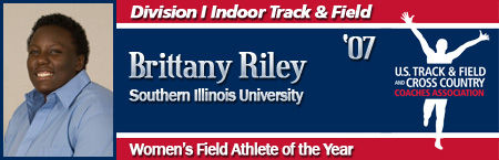 Brittany Riley, Women's Indoor Field Athlete of the Year