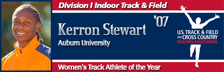 Kerron Stewart, Women's Indoor Track Athlete of the Year