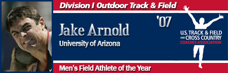 Jake Arnold, Men's Outdoor Field Athlete of the Year