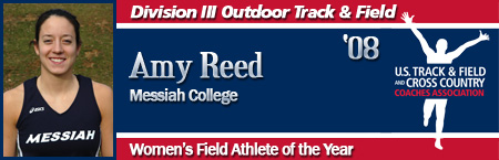 Amy Reed, Women's Outdoor Field Athlete of the Year