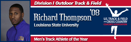 Richard Thompson, Men's Outdoor Track Athlete of the Year