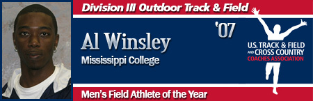 Al Winsley, Men's Outdoor Field Athlete of the Year