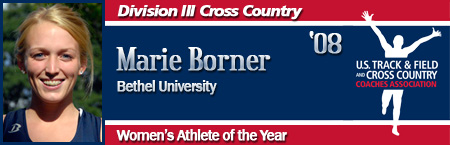 Marie Borner, Women's XC Athlete of the Year