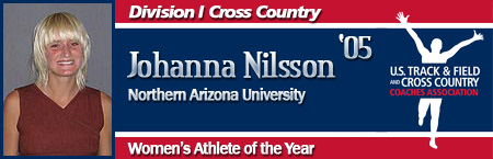 Johanna Nilsson, Women's Cross Country Athlete of the Year