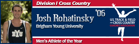 Josh Rohatinsky, Men's Cross Country Athlete of the Year