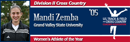 Mandi Zemba, Women's Cross Country Athlete of the Year