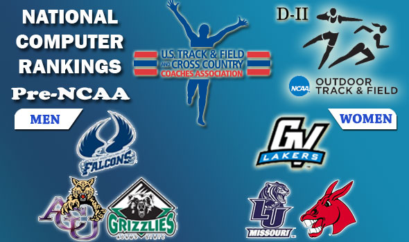 DII Rankings: Saint Aug’s, Grand Valley State Lead Entries, Lead Rankings Pre-NCAAs