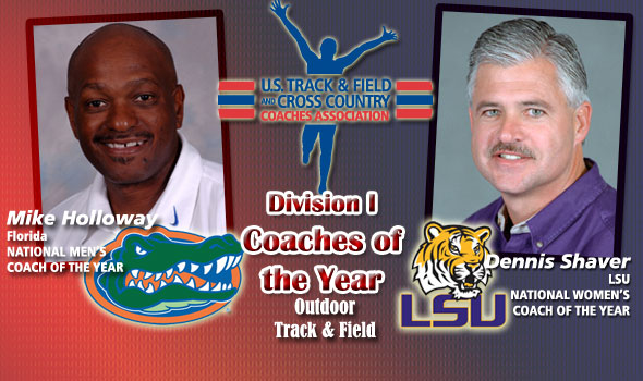 NCAA Champion Coaches Holloway, Shaver Honored as National Coaches of the Year