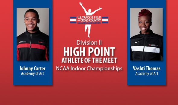 Academy of Art’s Thomas and Carter Claim High Point Awards for DII Championships