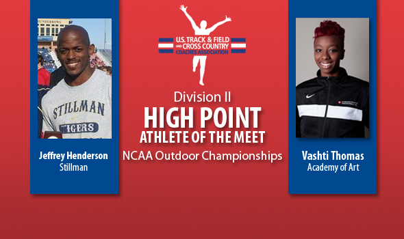 Academy of Art’s Thomas, Stillman’s Henderson Earn DII High Point Honors