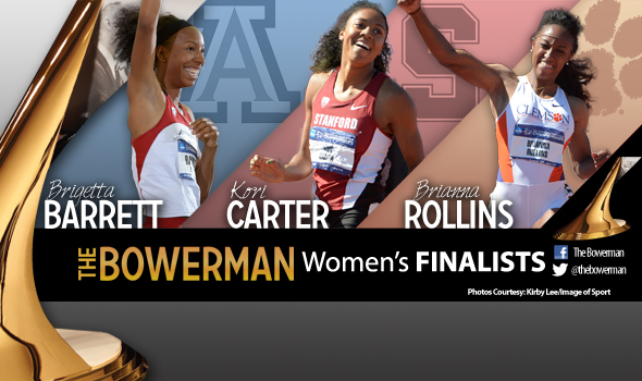 Barrett, Carter, Rollins Selected as 2013 Women’s Finalists for The Bowerman