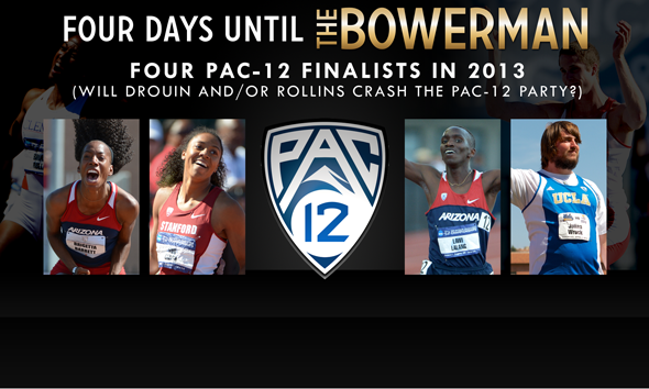 Four Days Until The Bowerman 2013 with Four Finalists from the Pac-12 Conference