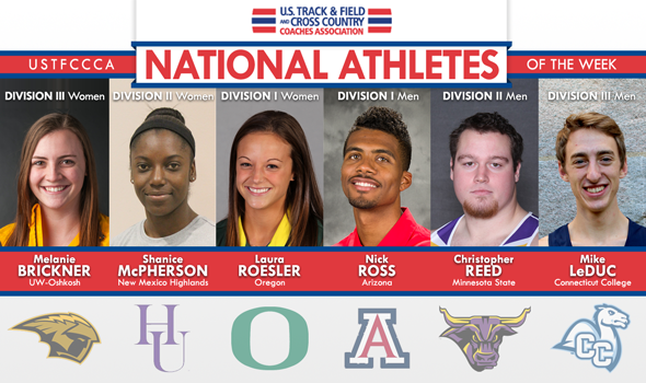 National Athletes of the Week Rewrite the Record Books