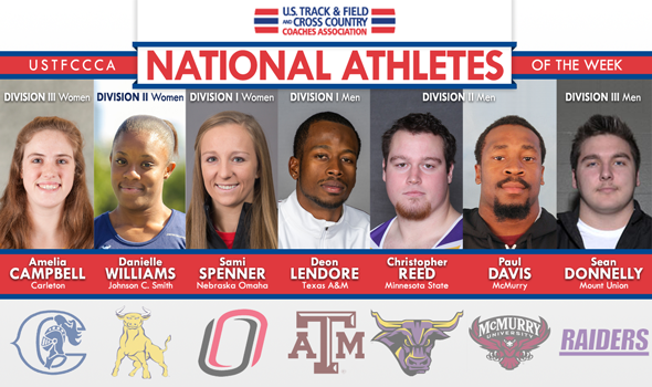 Historic Division II Shot Putters Headline National Athletes of the Week