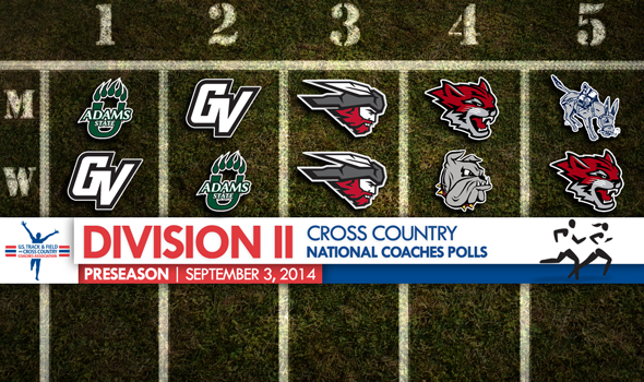 Defending Champs Adams State Men & GVSU Women Named Preseason DII Cross Country Favorites