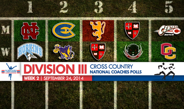 DIII Cross Country National Coaches Polls Feature a New Men’s No. 1