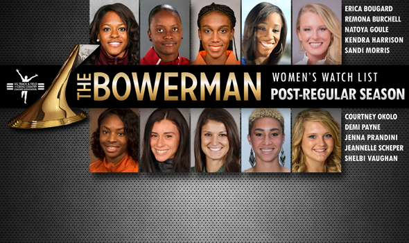 Post-Regular Season Bowerman Trophy Watch List Adds Three New Women