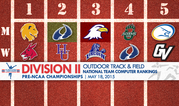 Final Pre-NCAA DII Championships National Rankings Revealed